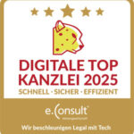 e-Consult Siegel 2025, Digitale Top Kanzlei 2025